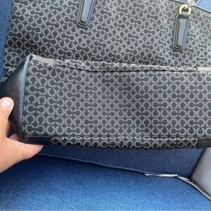 Black Coach shoulder bag
